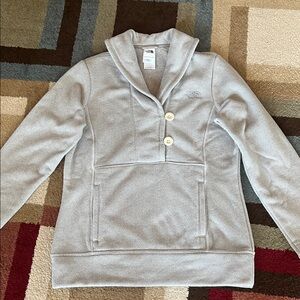 The North Face Textured Gray Pullover